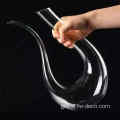 Glass Wine Decanter U-shaped swan crystal glass wine decanter Manufactory